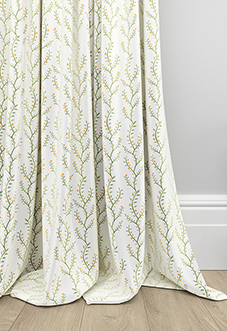 Boughton Faux Silk, Nectarine - Made to Measure Curtains